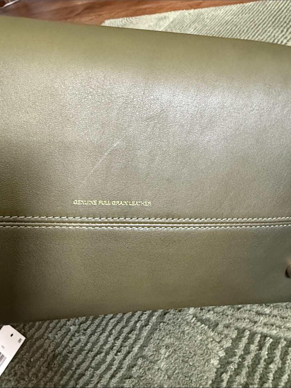 COACH Olive Green Soft Empire Carryall 40 - Picture 5 of 10